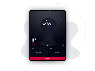 Brand store app design interface minimal onboard project sketch tablet ui ux