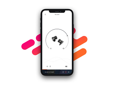 Headphone app home