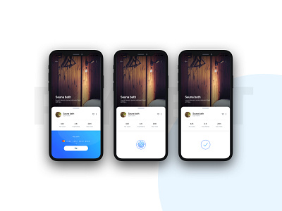 GymPay app design interface minimal payment project sketch ui ux