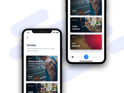 GymPay app design home interface minimal payment project sketch ui ux