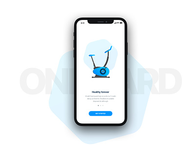 GymPay app design interface minimal onboarding payment project sketch ui ux