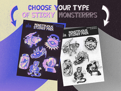 TATTOO SRICKERPACKS gravity falls monsters stickerpacks stickers vector