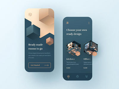 Interior Mobile App by Anastasia Marinicheva on Dribbble