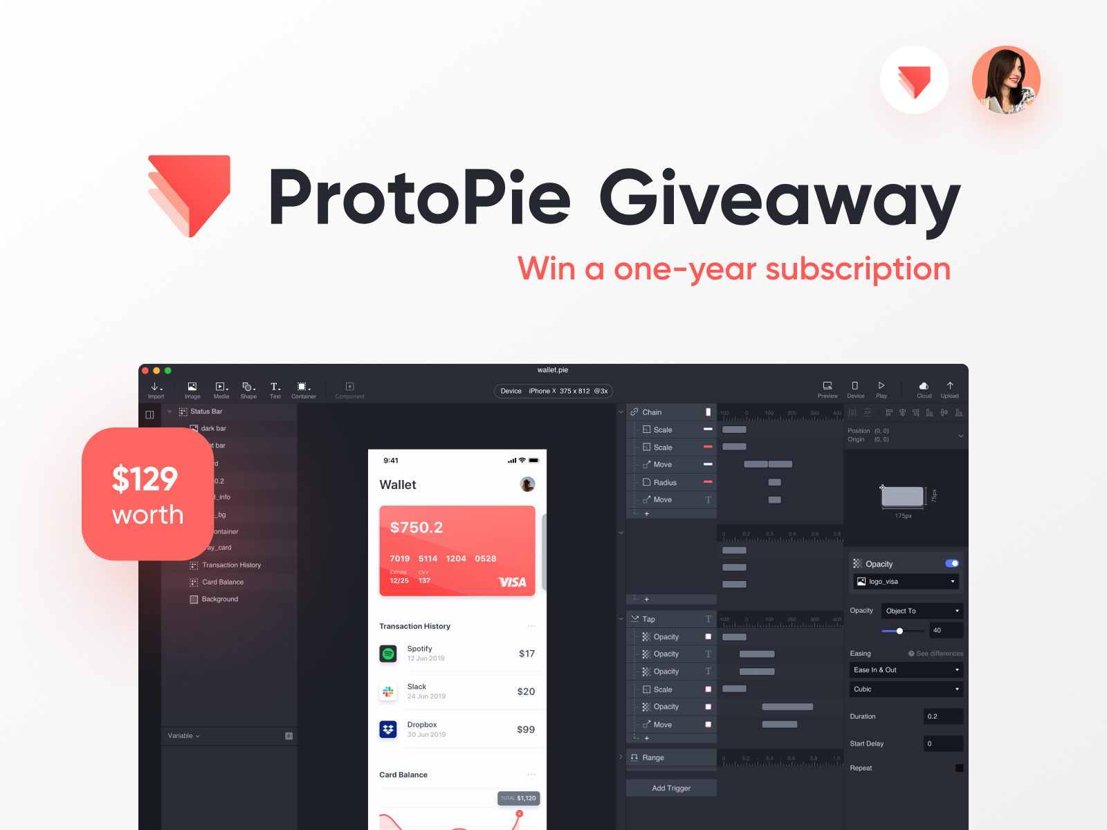 where to put license on protopie