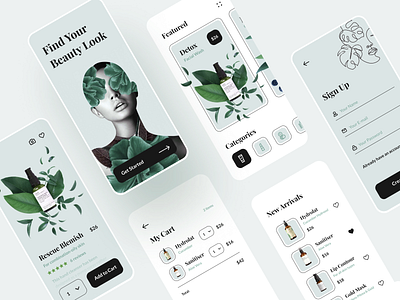 Sia - Beauty App UI Kit