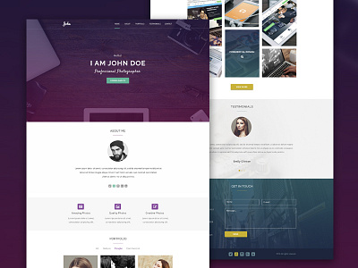Maker - Personal Template For Creative Professionals