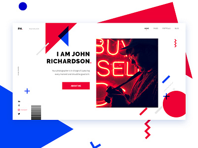 Photography Website #3 by Anastasia Marinicheva on Dribbble