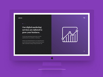 Digital Agency - About Us💜 agency clean creative digital flat light minimal modern simple web design website