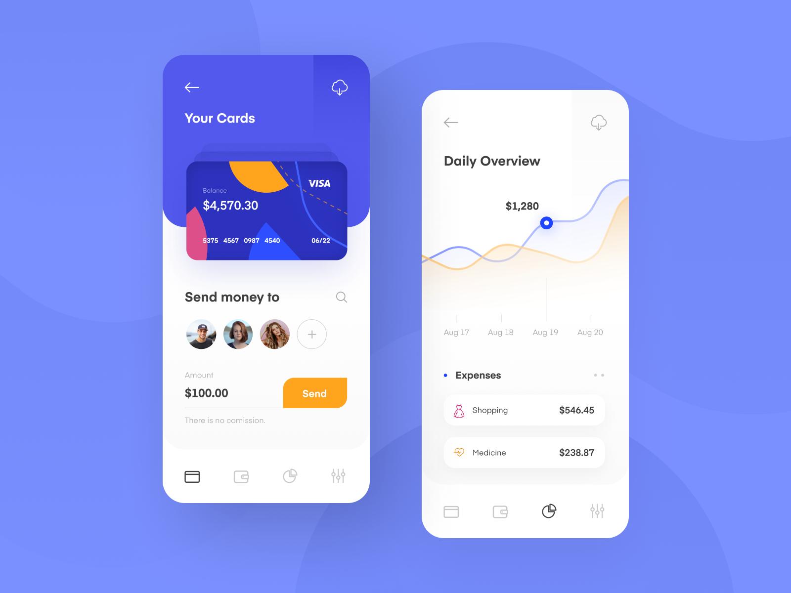 Mobile Banking App by Anastasia Marinicheva for Neentech on Dribbble