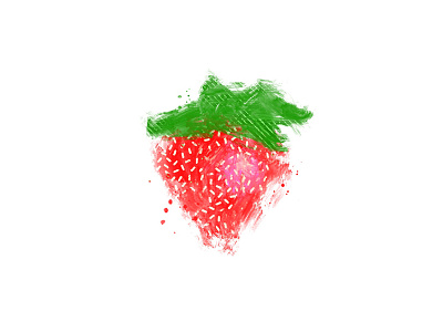 Digital Paint Strawberry