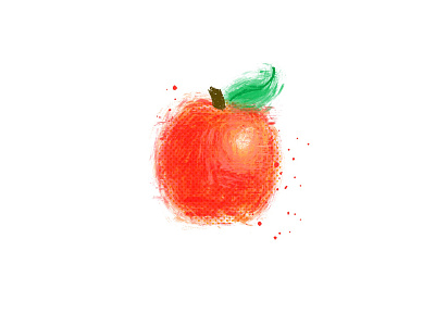 Digital Paint Apple