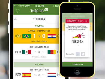 Torcida R7 app ios soccer torcida worldcup