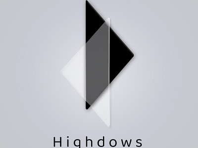 Highdows 3d branding design graphic design illustration illustrator logo logo design photoshop vector