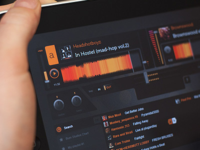 Burn Studios DJ Tool interface
