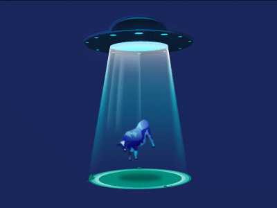 UFO Loading animation gif loading ufo