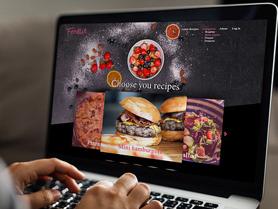 Foodish Web Page design