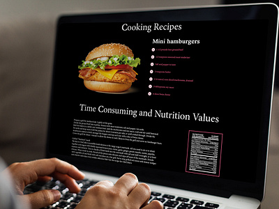 Cooking Recipes - Restaurant Foodish app design branding design food and beverage photoshop ui ui app ux design web deisgn web page design