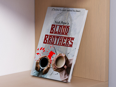 Book Cover- Blood Brothers book art book club book cover design book cover mockup branding design graphic design illustration illustrator photoshop