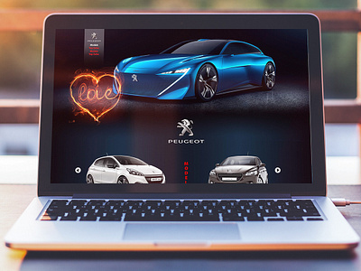 Peugeot Web page Design