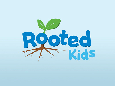 Rooted Kids logo concept concept kids kids logo logo logo design logo design concept