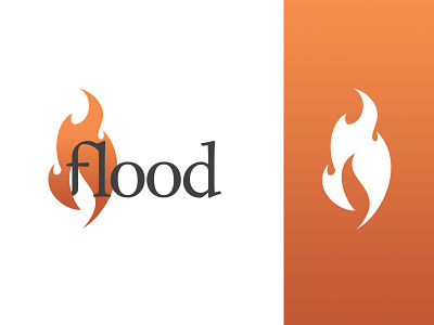 Flood logo branding logo logo design