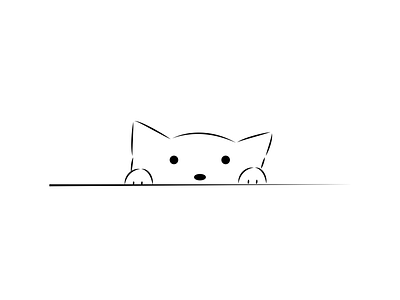 Cute Dog cut dog illustration vector