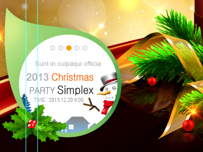 Holiday Image Slider christmas design form header holiday slider