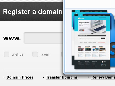 Domain Registrar Website button domain icon identity template input navigation psd reload search ui website