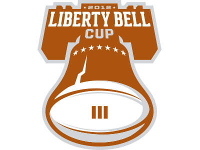 Liberty Bell Cup bell bronze identity league liberty logo philadelphia rugby sports stars tournament