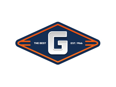 G… 1966 blue g icon logo orange south philly steaks tradition