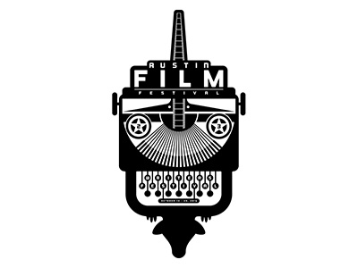 23rd Annual AFF Logo Design A armadillo austin branding festival film identity keys logo marquee star typewriter