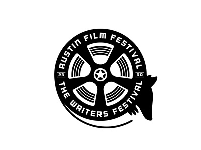 23rd Annual AFF Logo Design B armadillo austin branding can festival film identity logo roll star