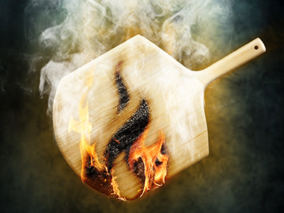 Pizza Hero! burn fire manipulation paddle photoshop pizza smoke