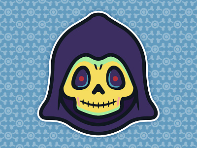 Little Skeletor: Toddler of Destruction - First Run Edition 80s illustration masters of the universe pop culture skeletor skull toddler toys