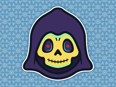 Little Skeletor: Toddler of Destruction - Second Run Edition 80s culture illustration masters of pop skeletor skull the toddler toys universe