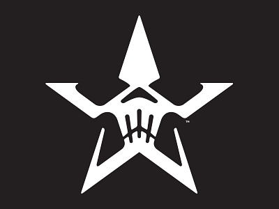 Star Skull v3 icon identity logo simple skull star
