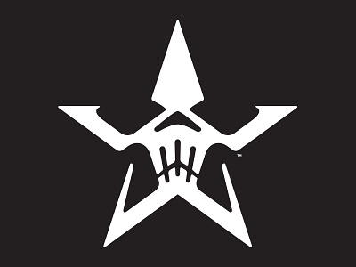 Star Skull v3 icon identity logo simple skull star