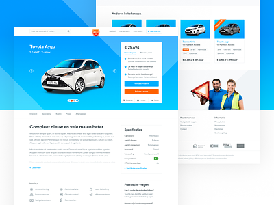 Auto.nl - Productpage automotive car detailpage e commerce productpage responsive web webshop