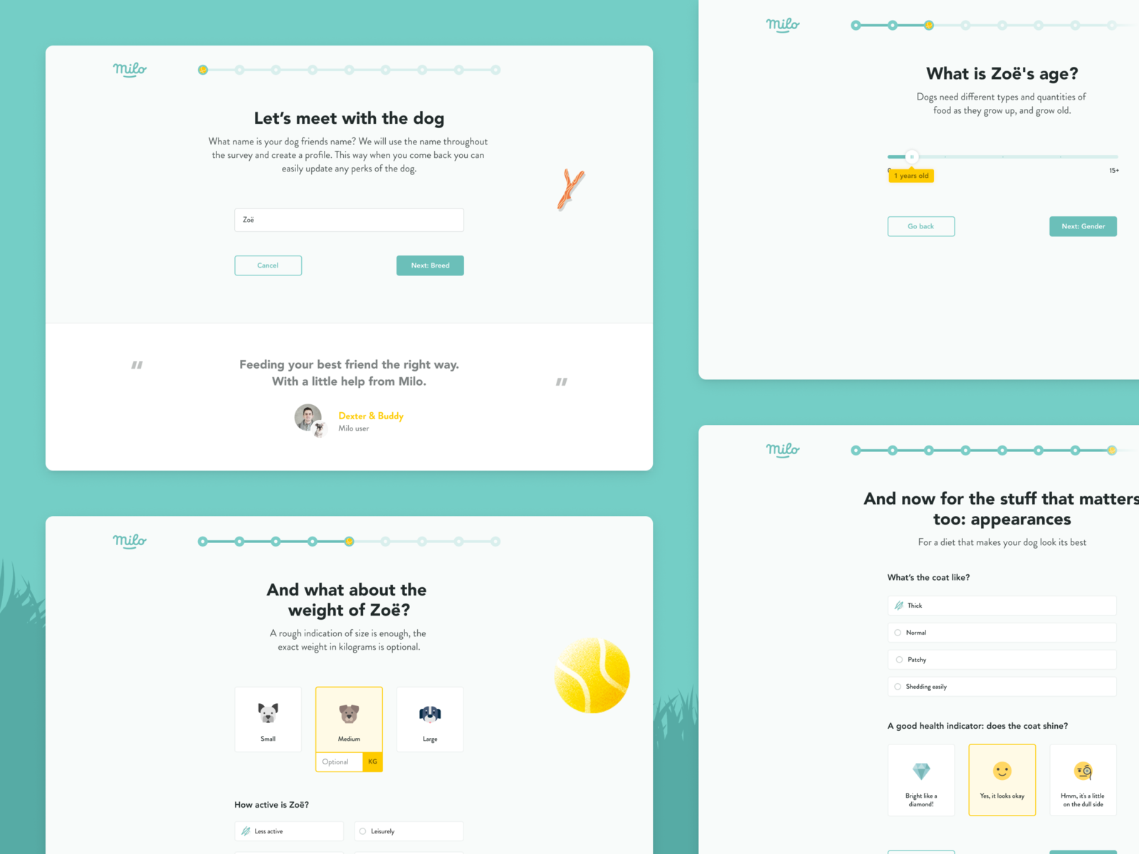 Strakzat Projects Milo Dribbble