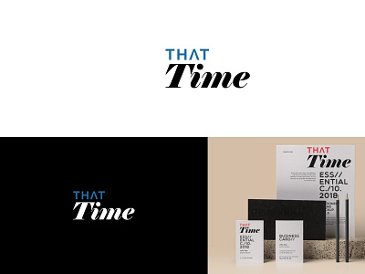 That Time - Minimal Logo Design