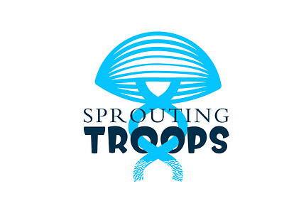 Sprouting Troops Logo design