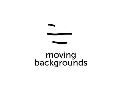 Moving Backgrounds Logo design logo