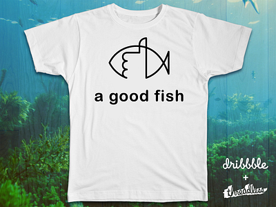 A Good Fish design logo