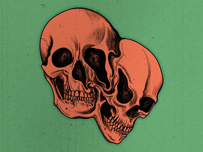 Morph dark art digital art graphic design illustration illustrator skull