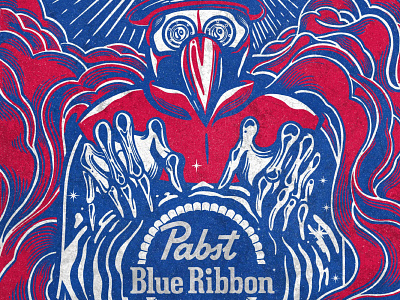 PBR - The Plague Doctor beer label branding design digital art graphic design illustration illustrator label design packaging design