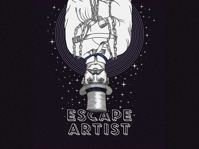 The Escape Artist beer label craft beer design digital art graphic design illustration illustrator label design packaging design