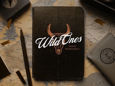 Wild Ones logo design brand branding design graphic design identity design illustration illustrator logo typography vector vintage