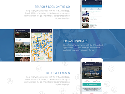 KFit Mobile App Landing