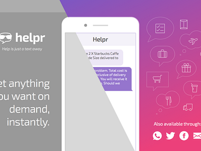 Helpr Landing Page