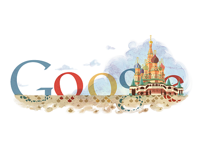 Doodle for St Basil's Cathedral